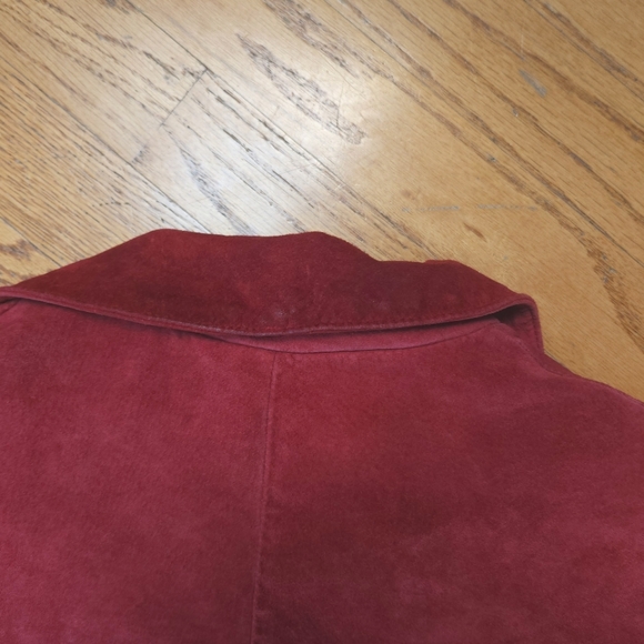 Guillaume Red Suede Jacket - Picture 8 of 8